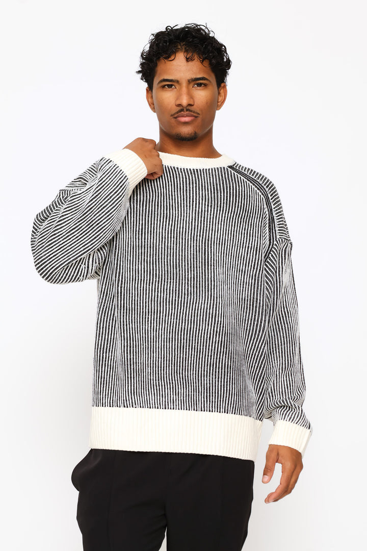 Mini Cable Knitwear - Stone