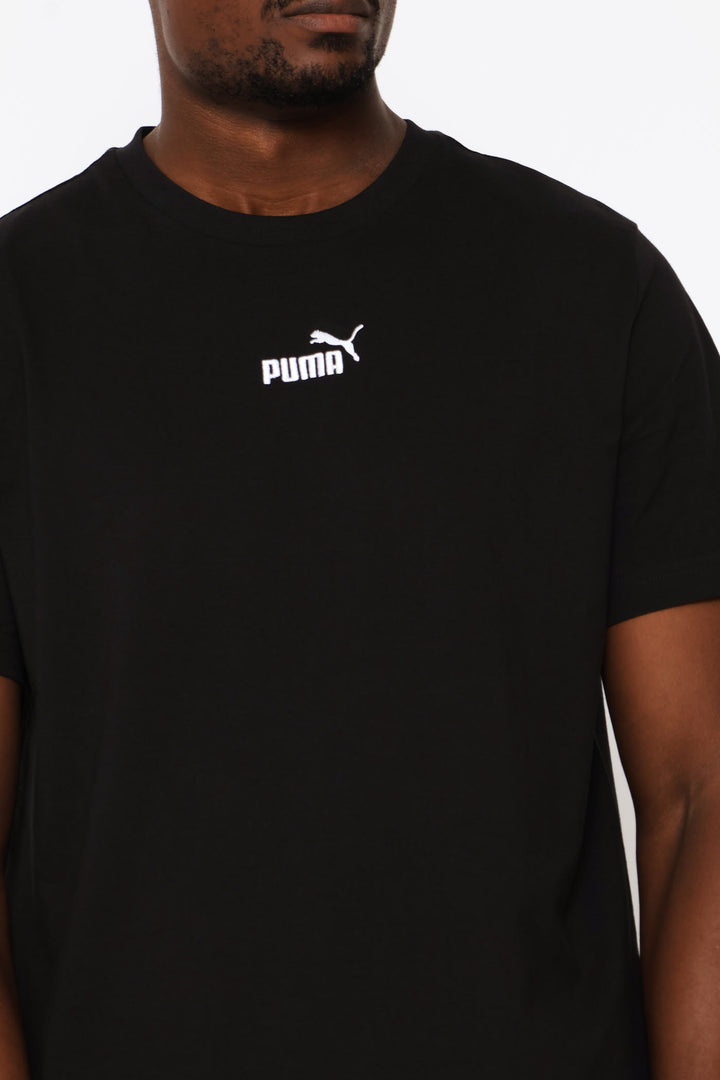Small Centered Logo Tee - Black