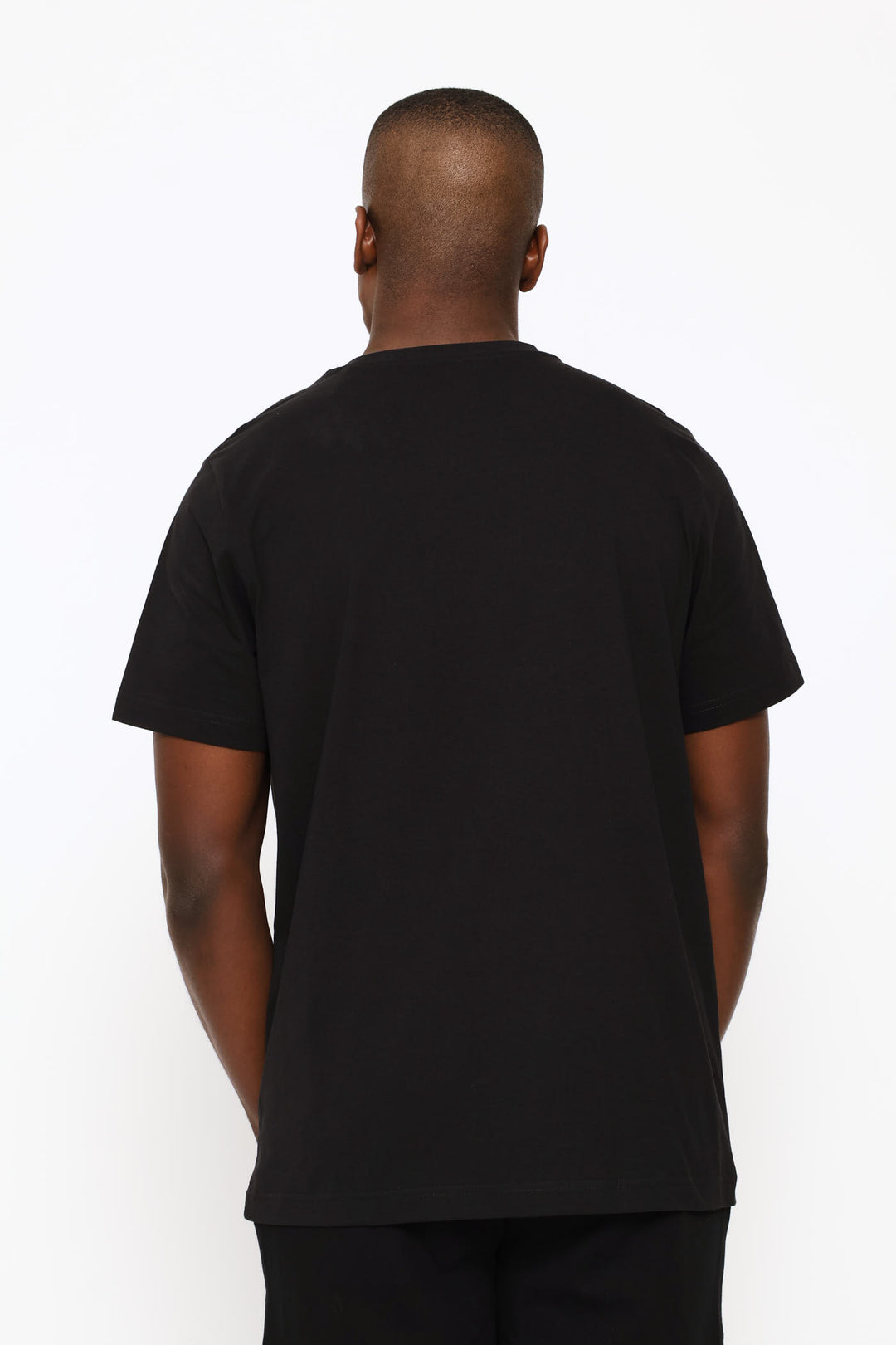 Small Centered Logo Tee - Black