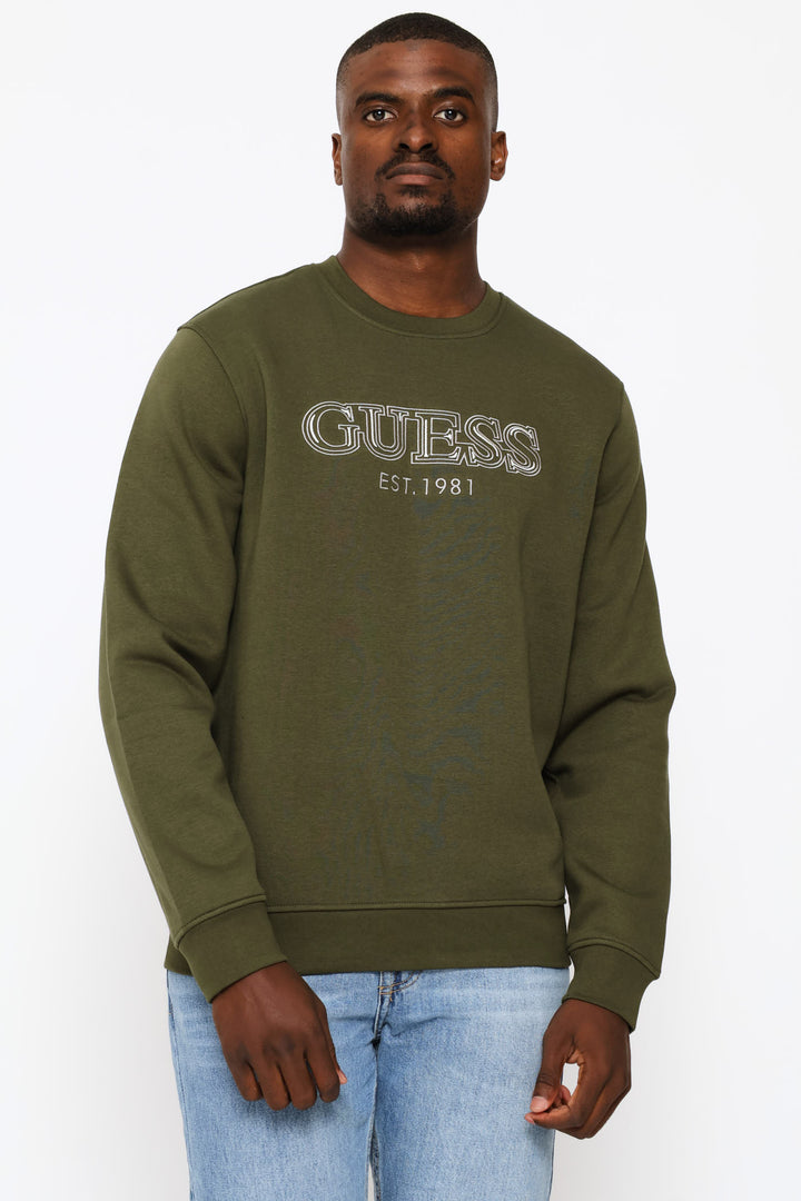 Basic Sweatshirt - Olive