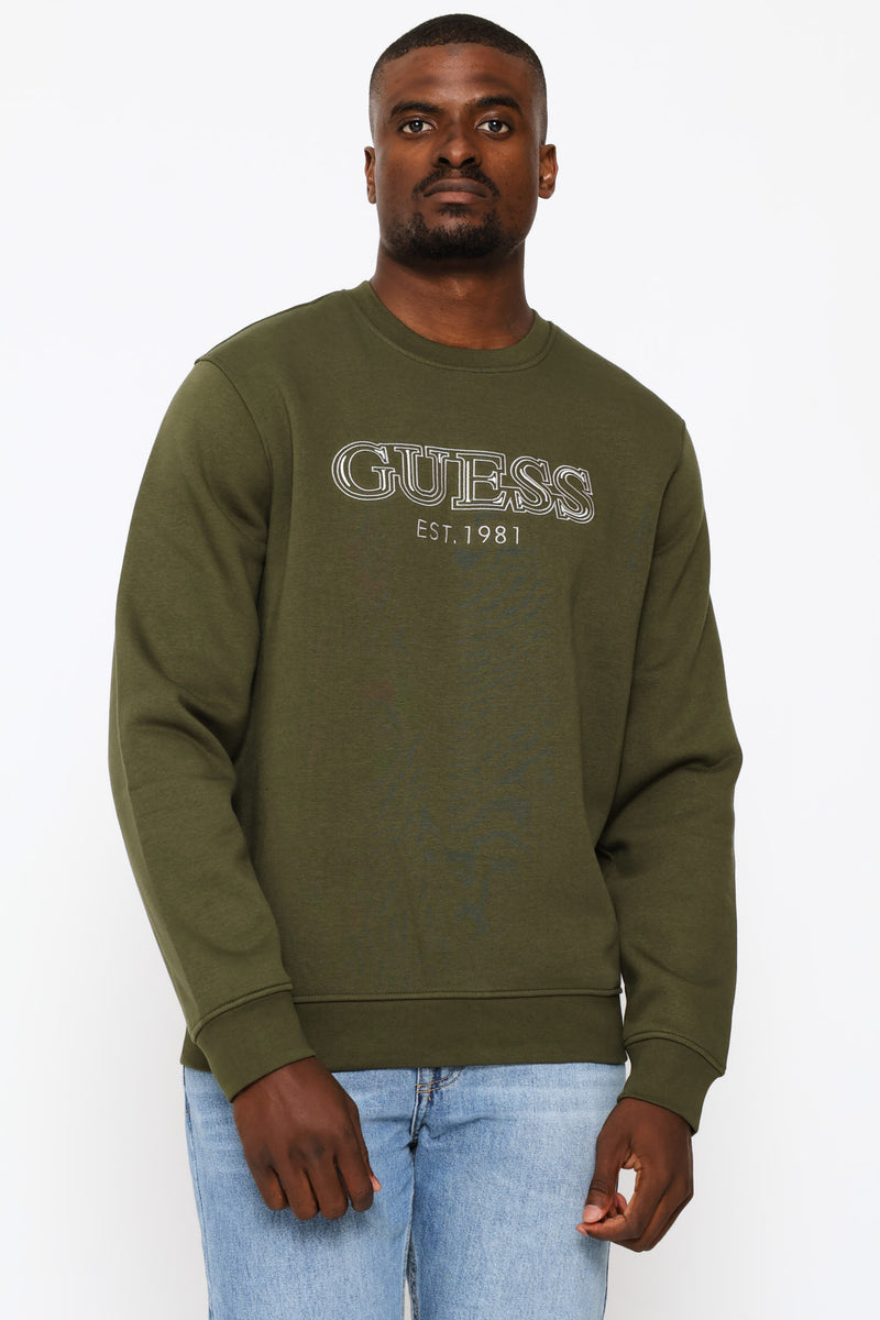 Basic Sweatshirt - Olive