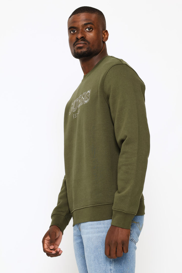 Basic Sweatshirt - Olive