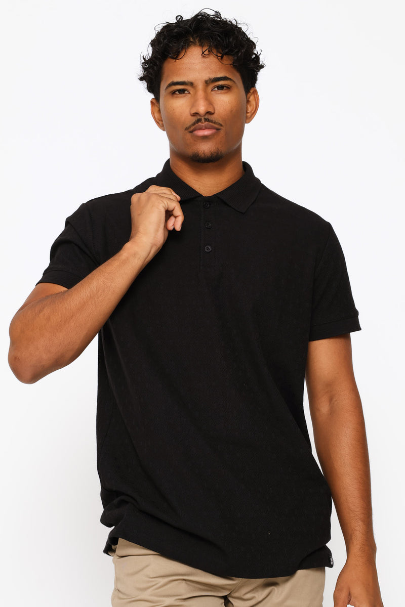 Textured Golfer - Black