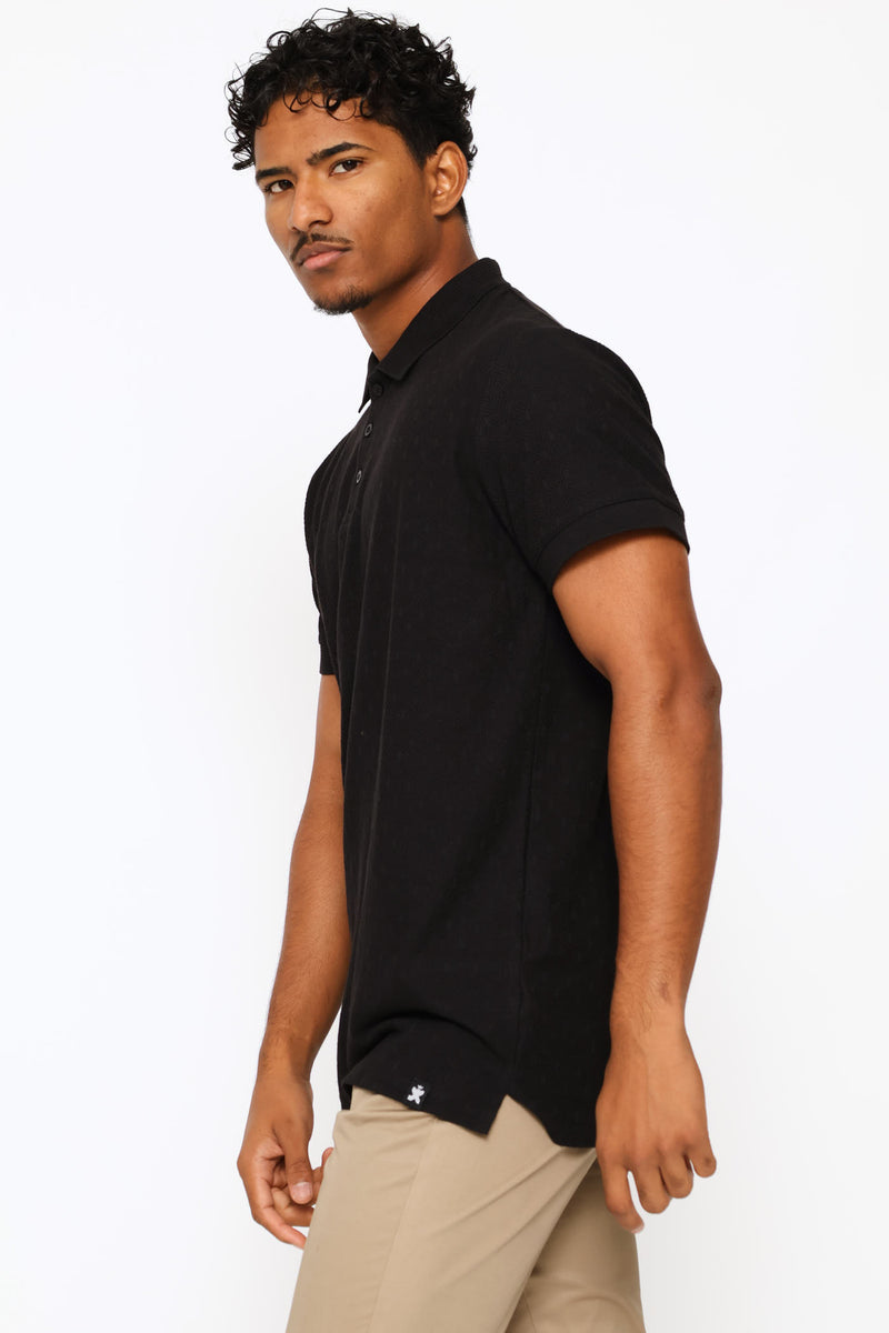 Textured Golfer - Black