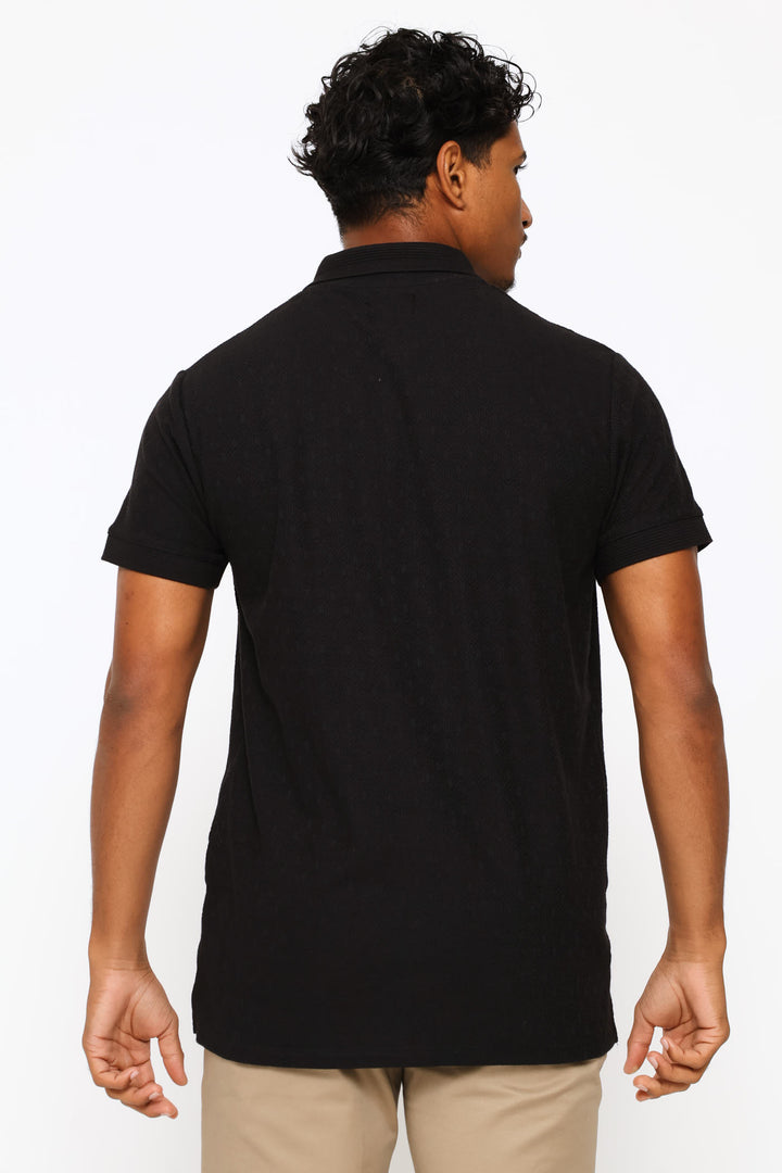 Textured Golfer - Black