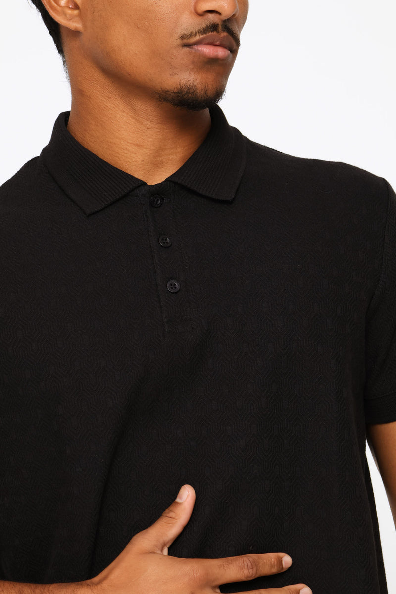 Textured Golfer - Black