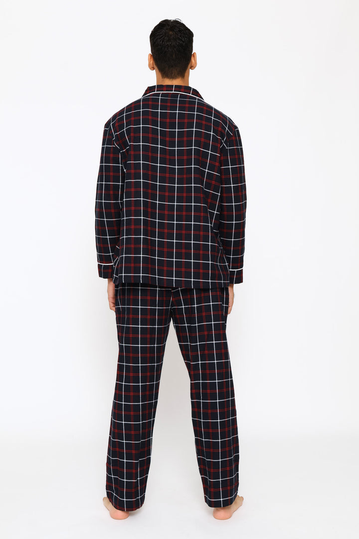Check Flannel Pyjama Top - Multi
