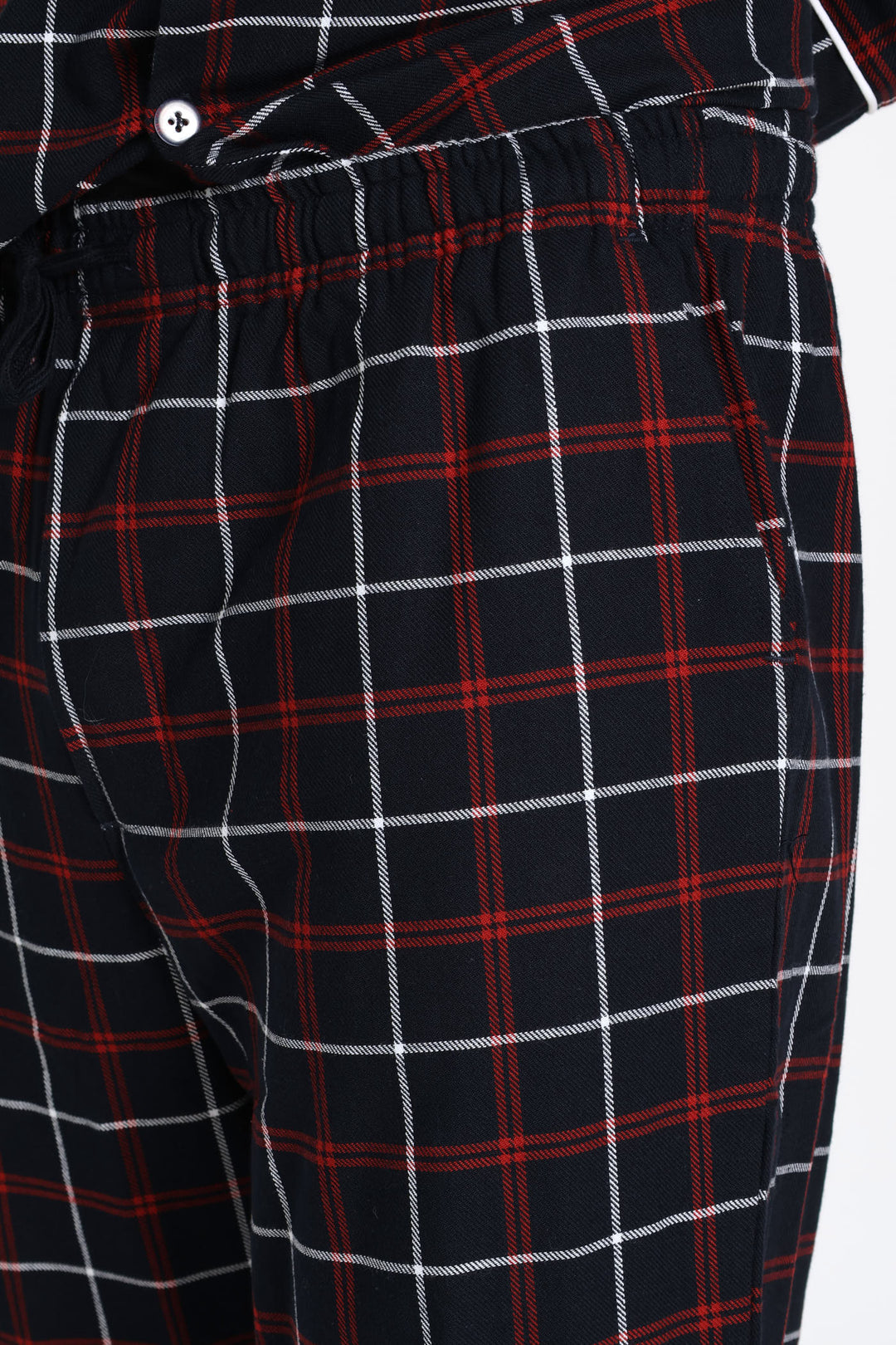 Check Flannel Pyjama Top - Multi
