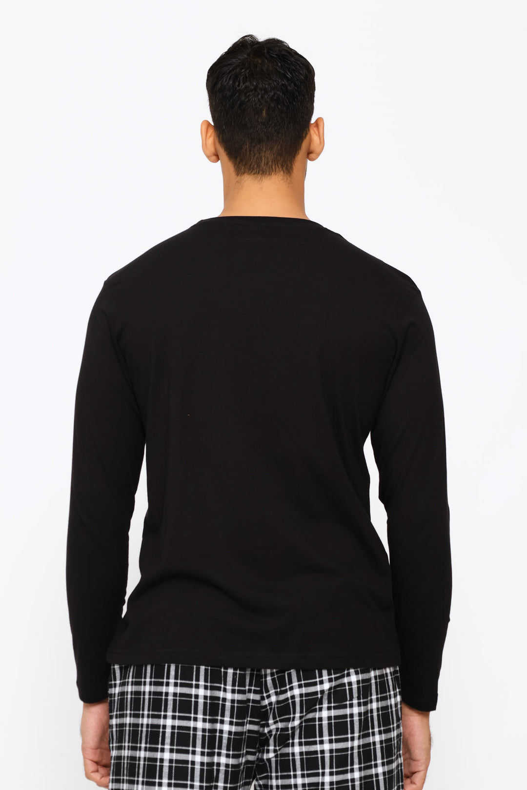 Long Sleeve Dream Slogan Tee - Black