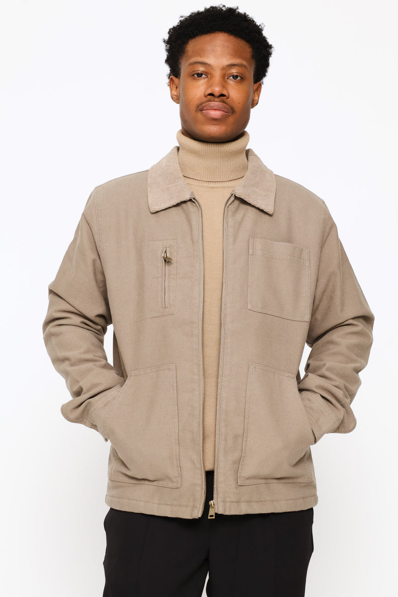 Worker Jacket - Taupe