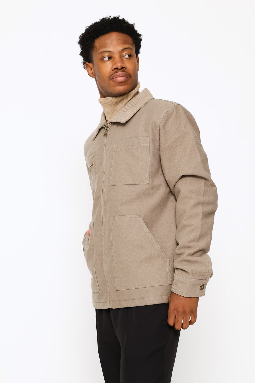 Worker Jacket - Taupe