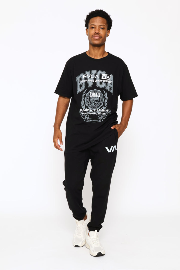 Unitext Short Sleeve Tee - Black