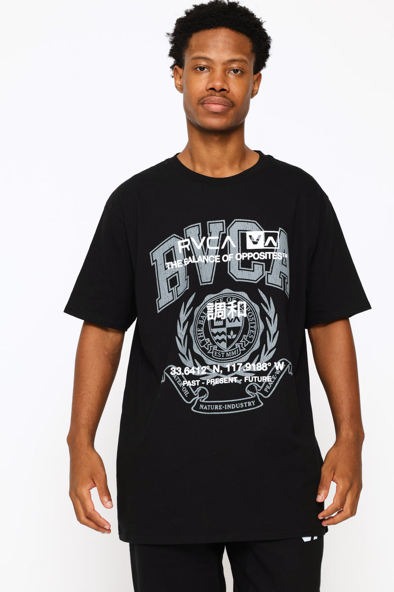 Unitext Short Sleeve Tee - Black