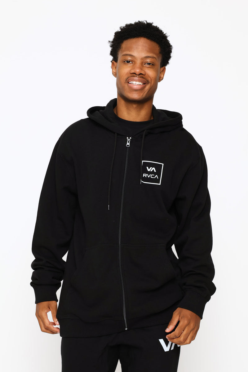 All The Ways Zip Through Hoody - Black