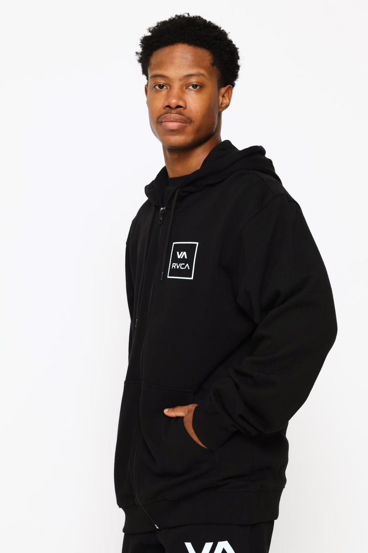 All The Ways Zip Through Hoody - Black