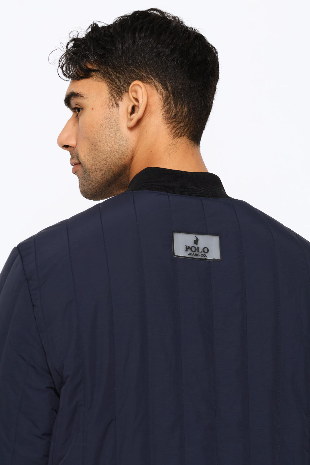 Colt Quilted Bomber Jacket - Navy