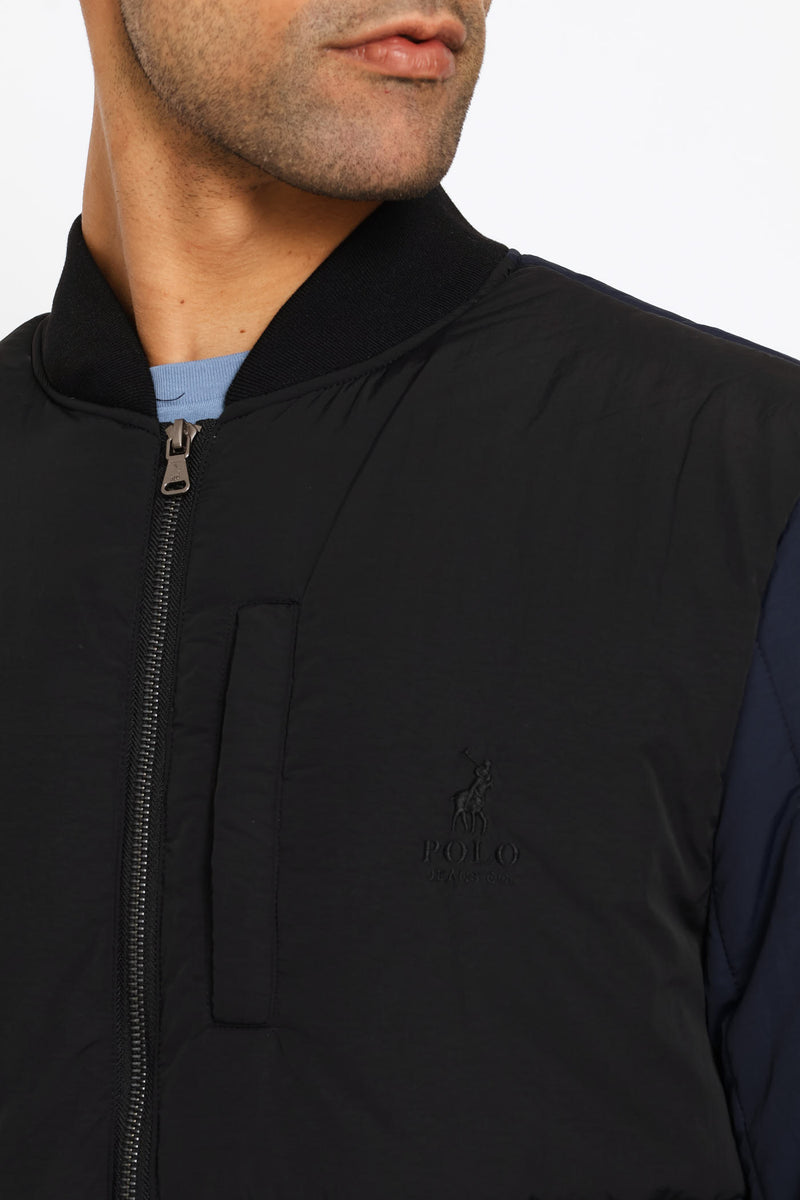 Colt Quilted Bomber Jacket - Navy