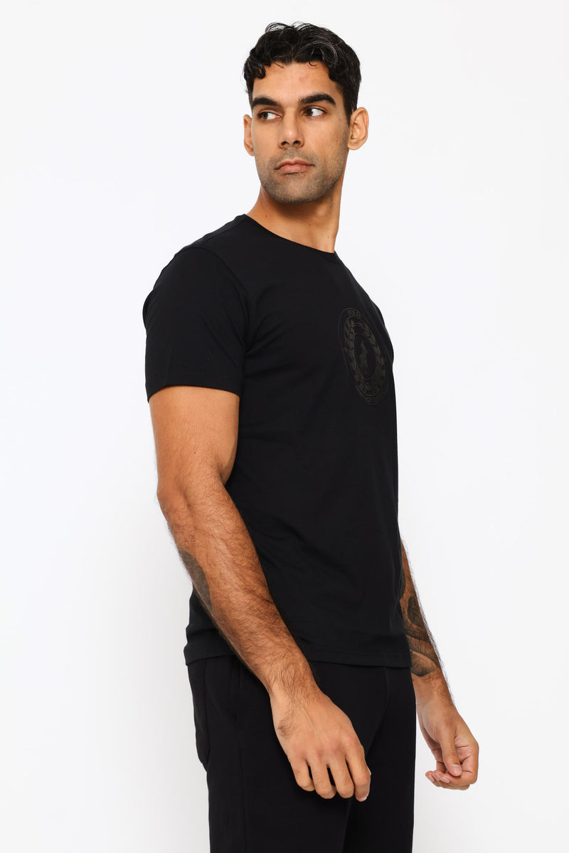 Huck Logo Tee - Black