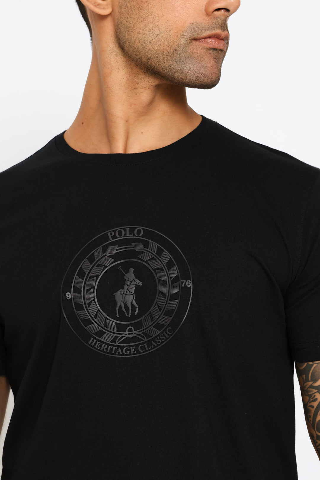 Huck Logo Tee - Black