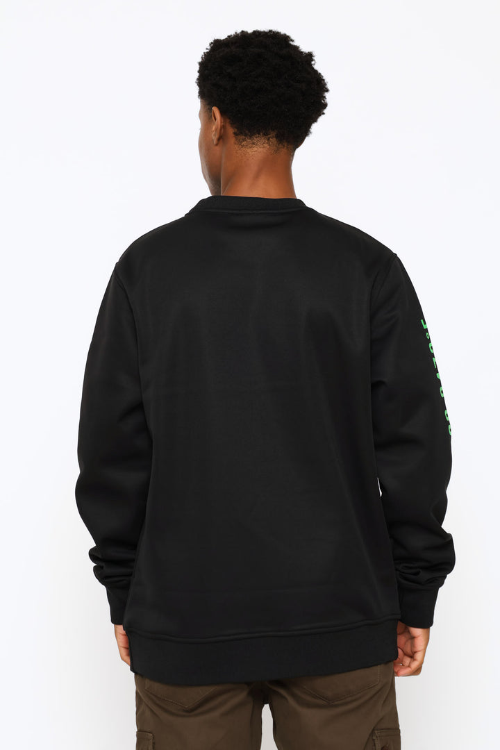 Bruce Crew Top - Black