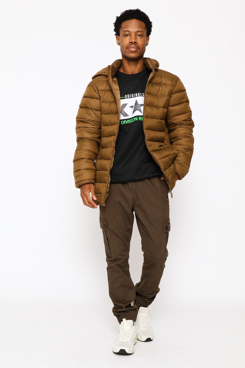 Norman Puffer Jacket - Tobacco
