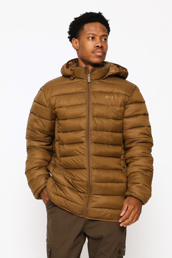 Norman Puffer Jacket - Tobacco