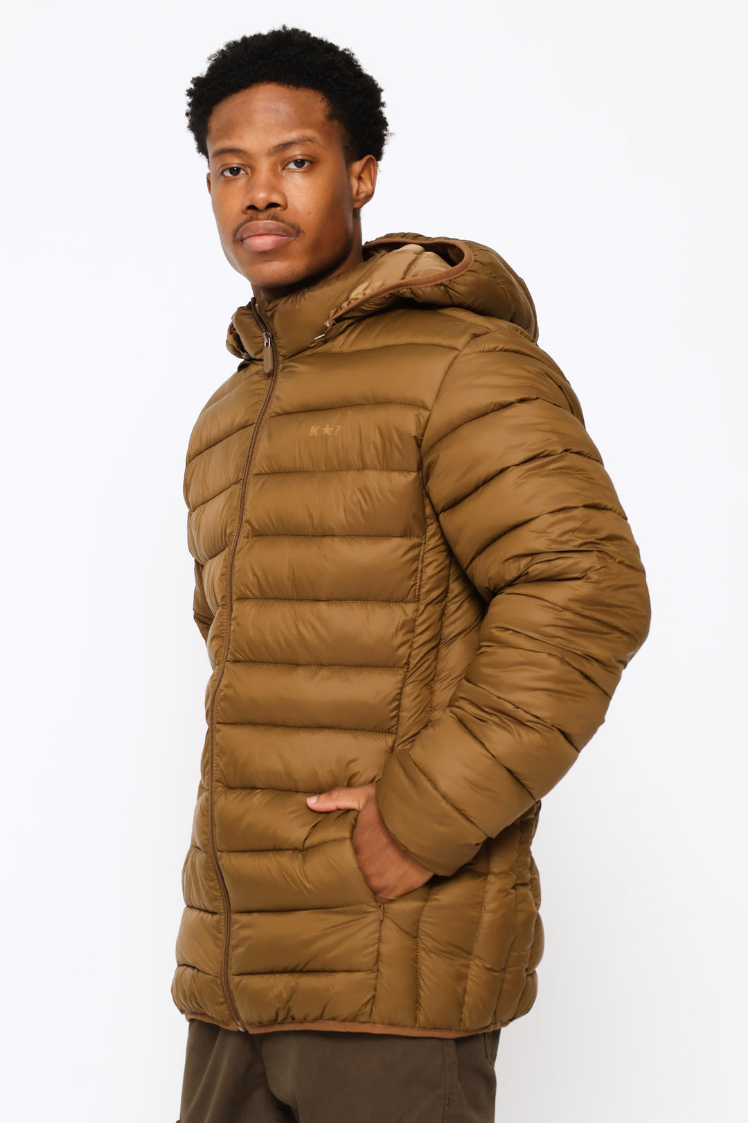Norman Puffer Jacket - Tobacco