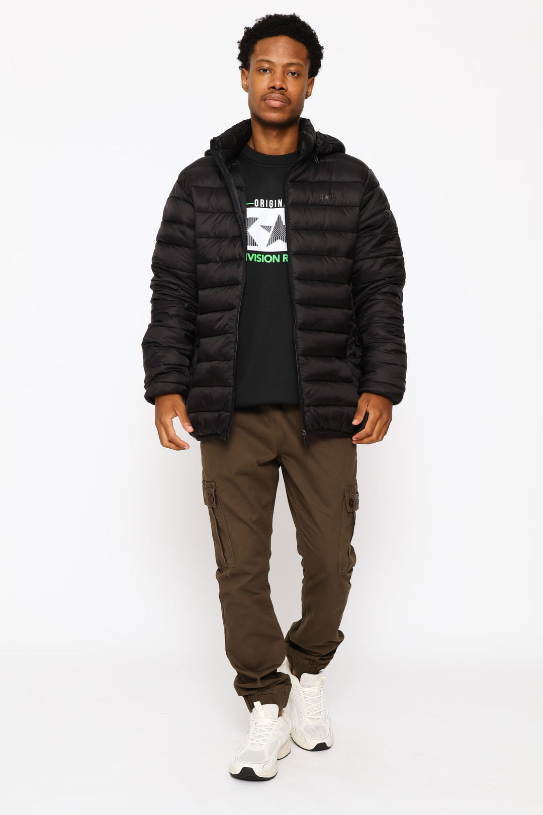 Norman Puffer Jacket - Black