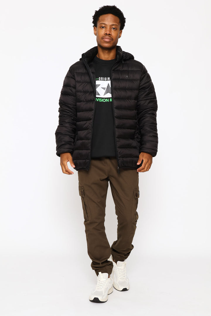 Norman Puffer Jacket - Black