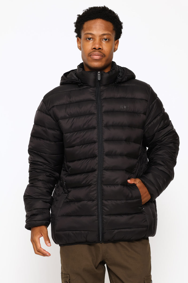 Norman Puffer Jacket - Black