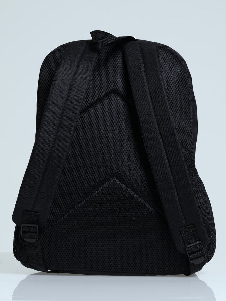 Side Branding Backpack - Black