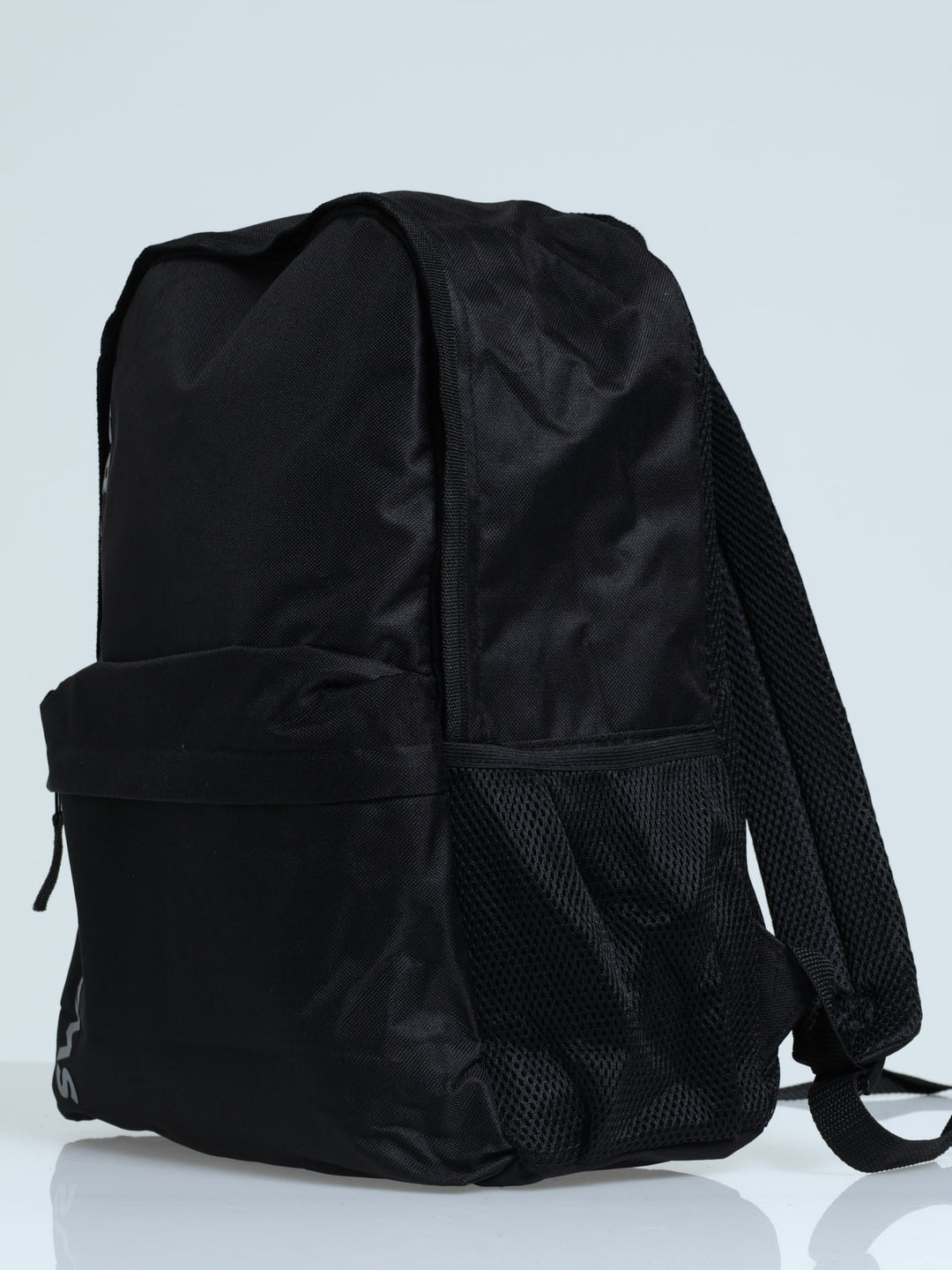 Side Branding Backpack - Black