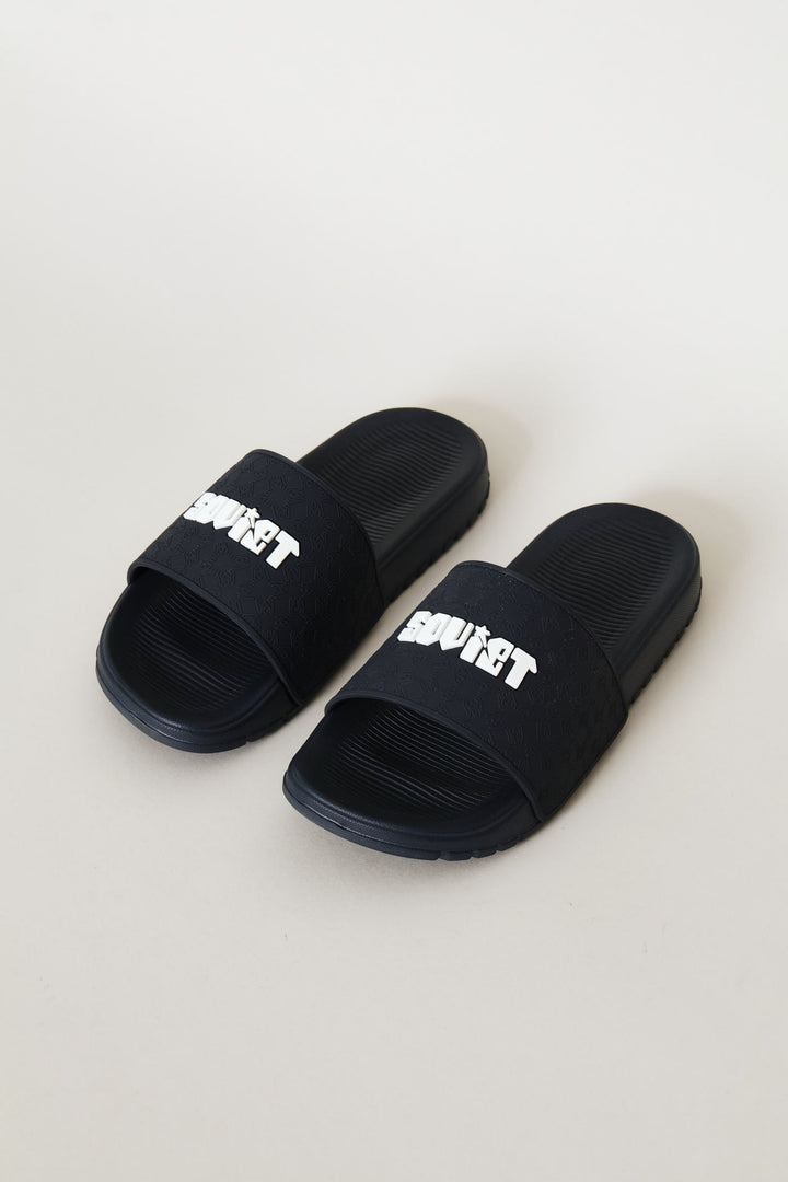 Pre-Boys Savannah Slide - Navy