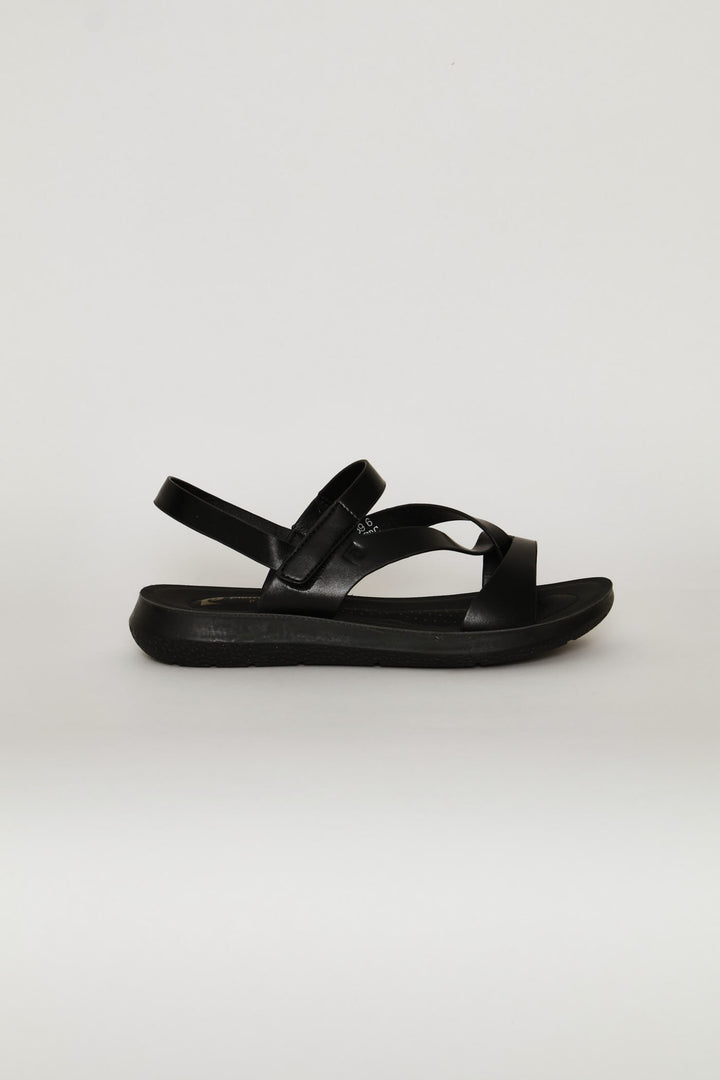 Multi Strap Sandal - Black