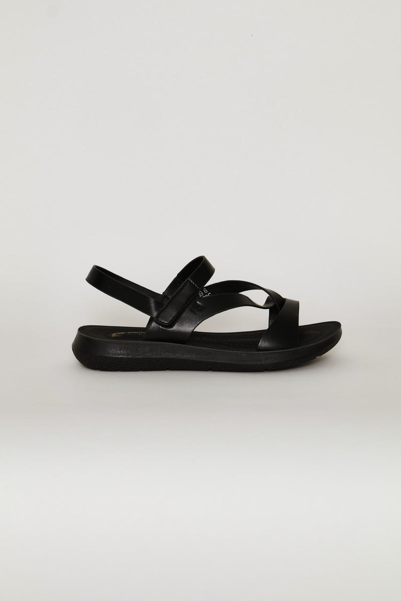 Multi Strap Sandal - Black