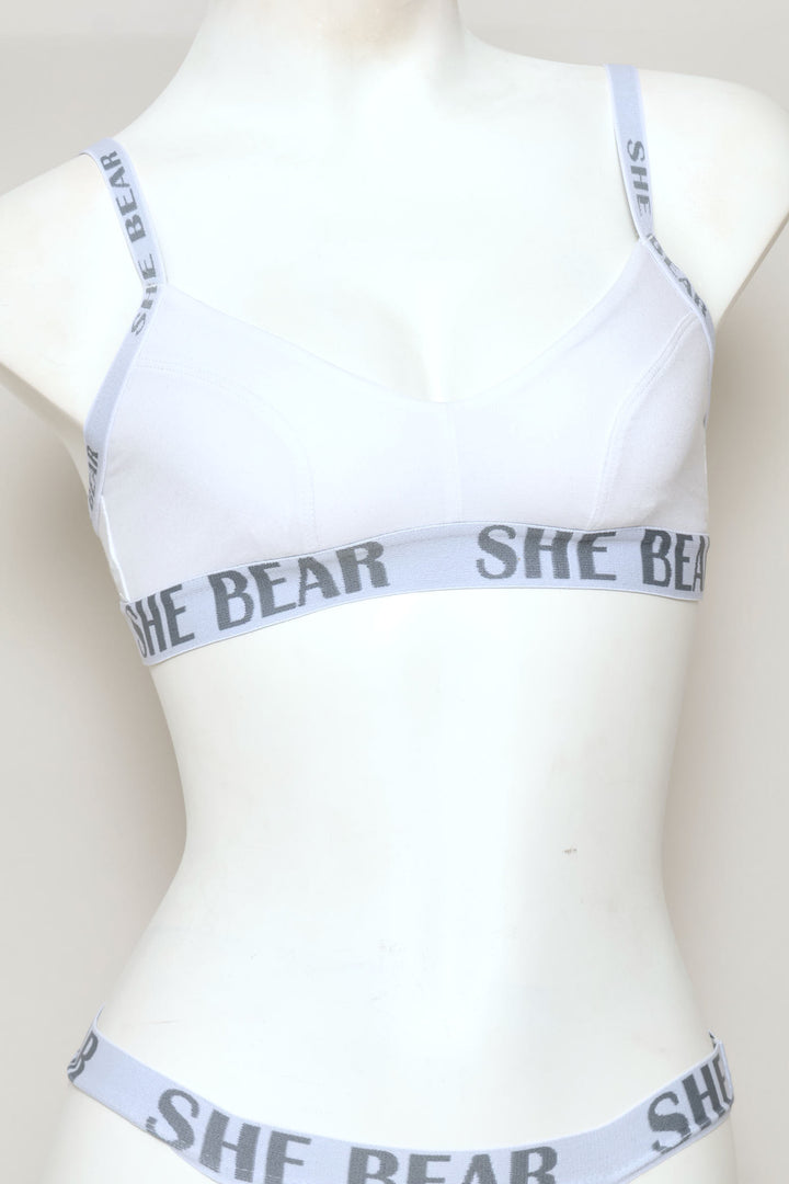 Non-Wired Bra - White