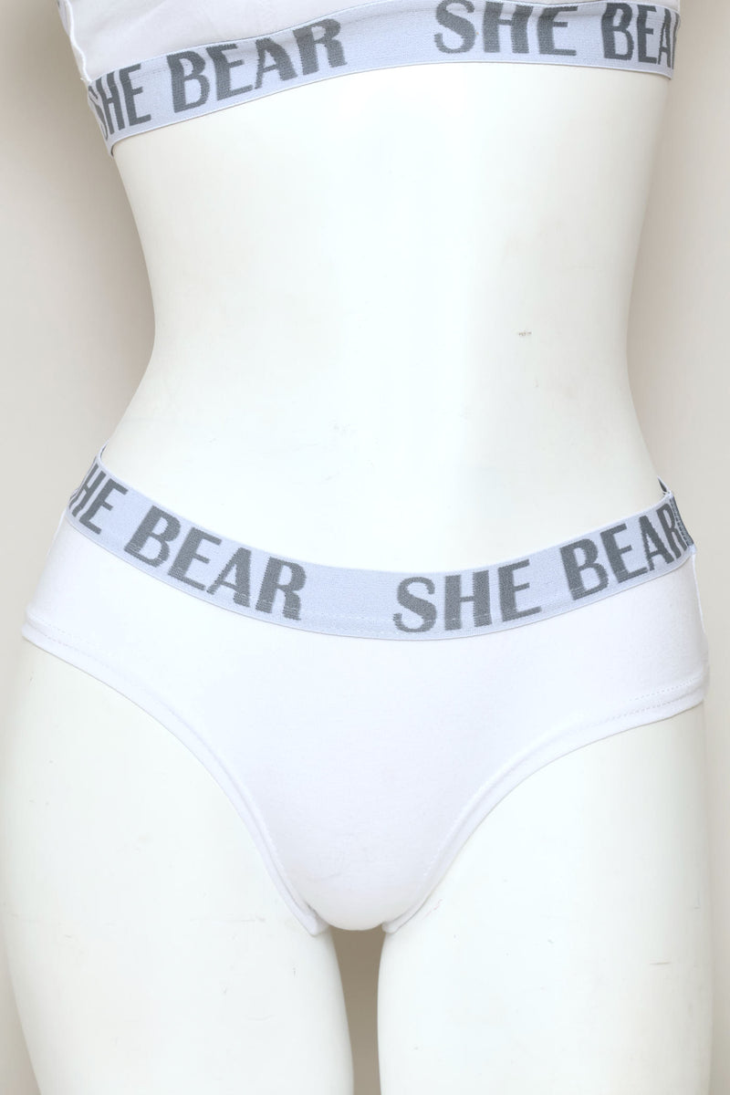 Boyshort - White