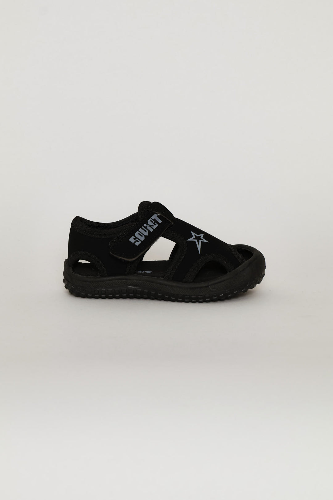 Pre-Boys Singh Closed Toe Adventure Sandal - Black