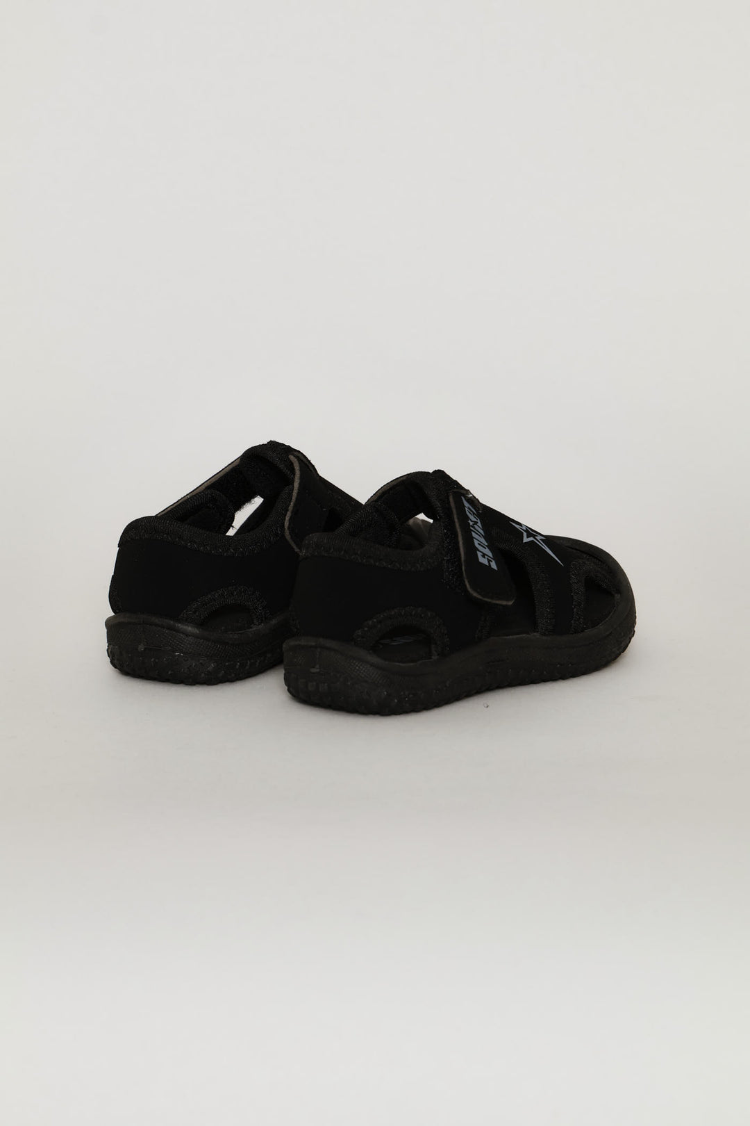 Pre-Boys Singh Closed Toe Adventure Sandal - Black