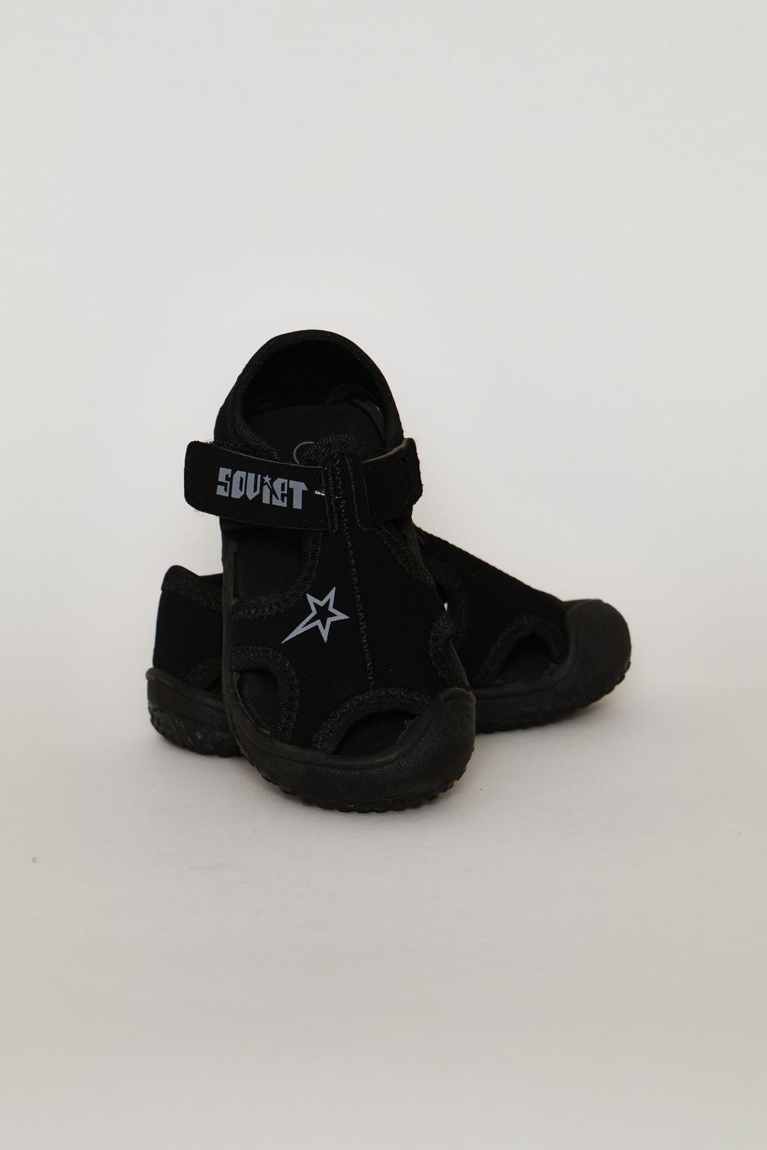 Pre-Boys Singh Closed Toe Adventure Sandal - Black