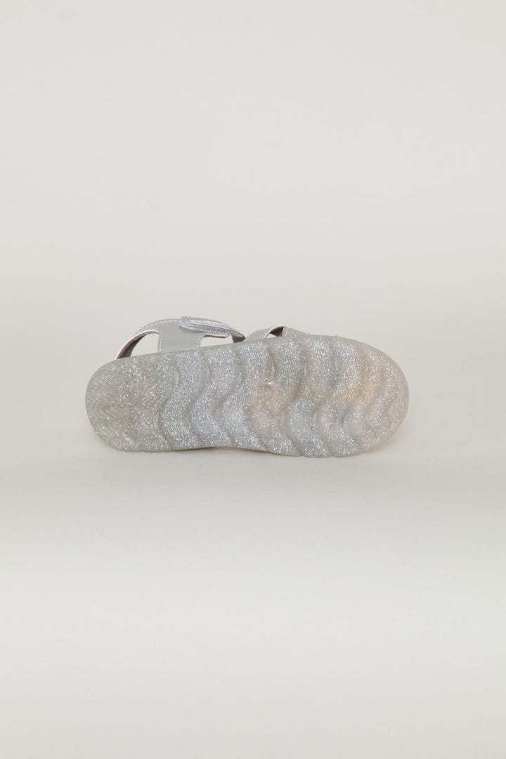 Pre-Girls Crony Misty Glow Trail Zadp Sandal - Silver