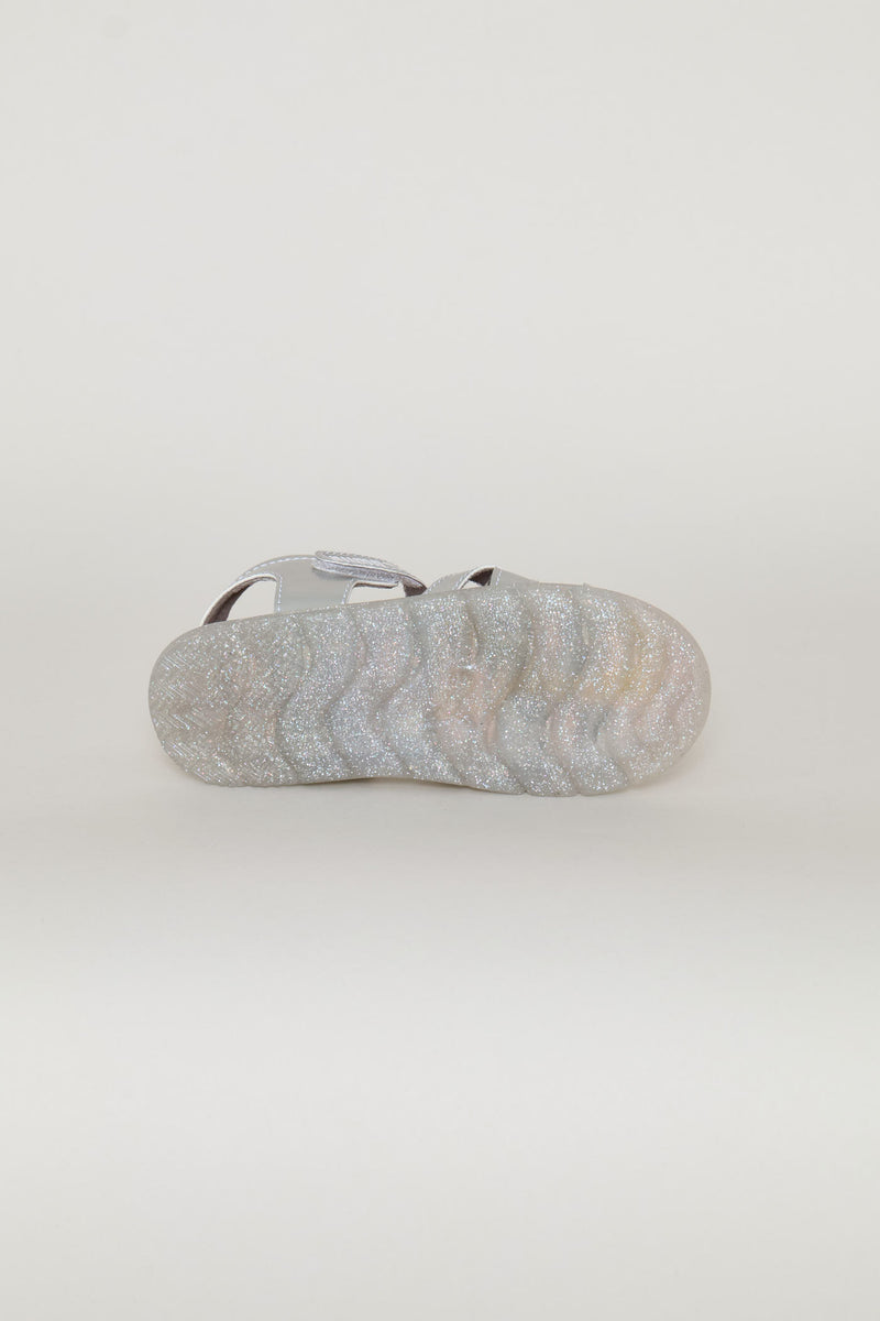 Pre-Girls Crony Misty Glow Trail Zadp Sandal - Silver