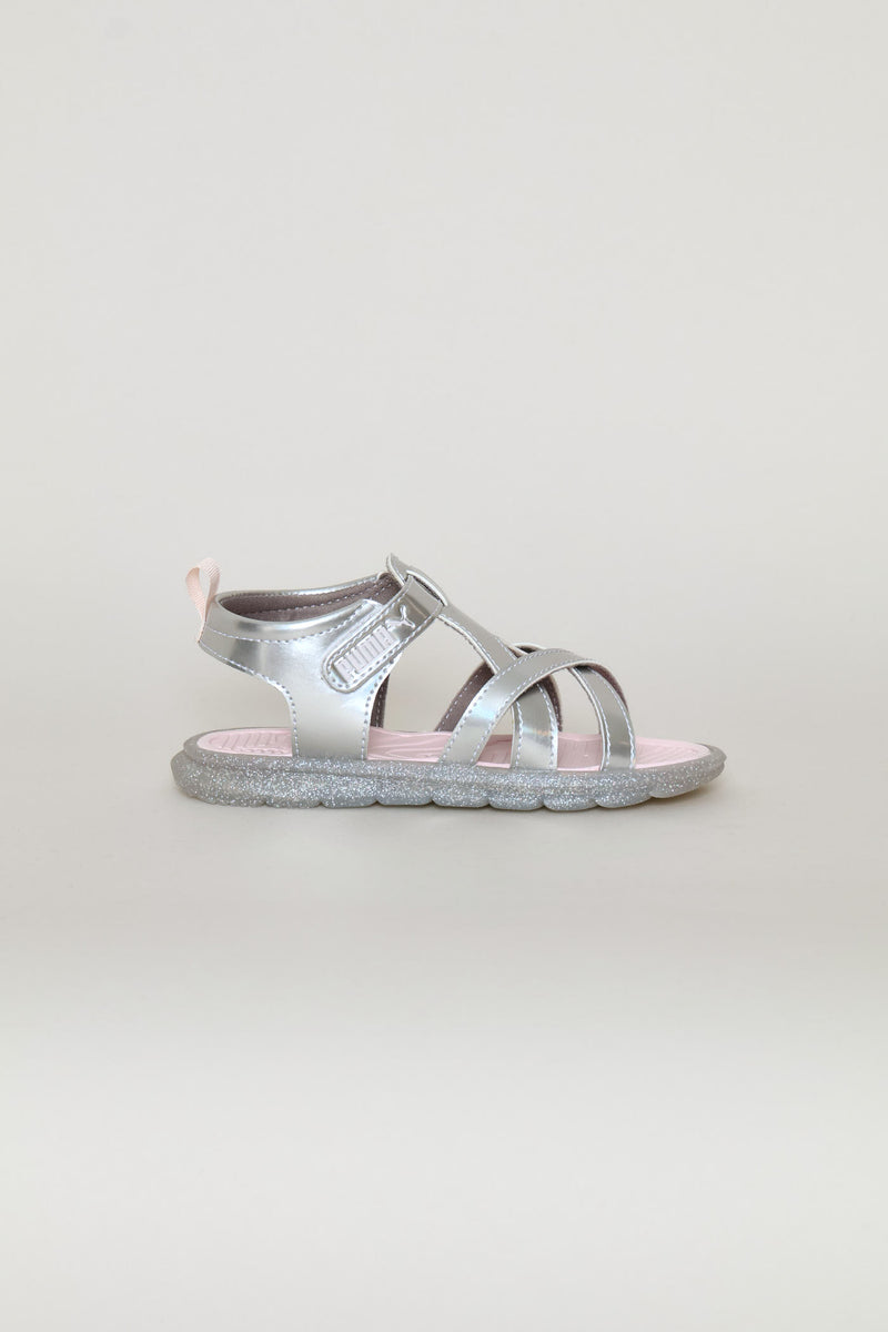 Pre-Girls Crony Misty Glow Trail Zadp Sandal - Silver