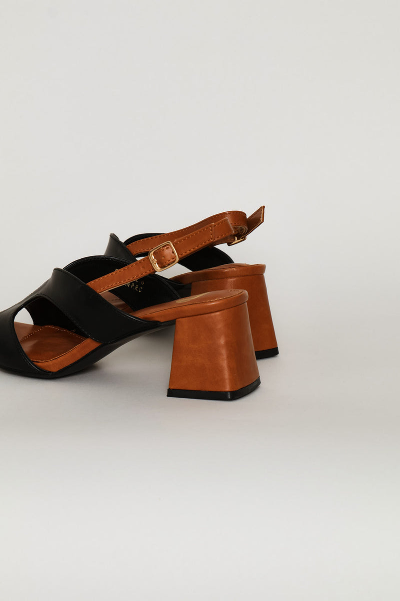 Slingback Heel - Black