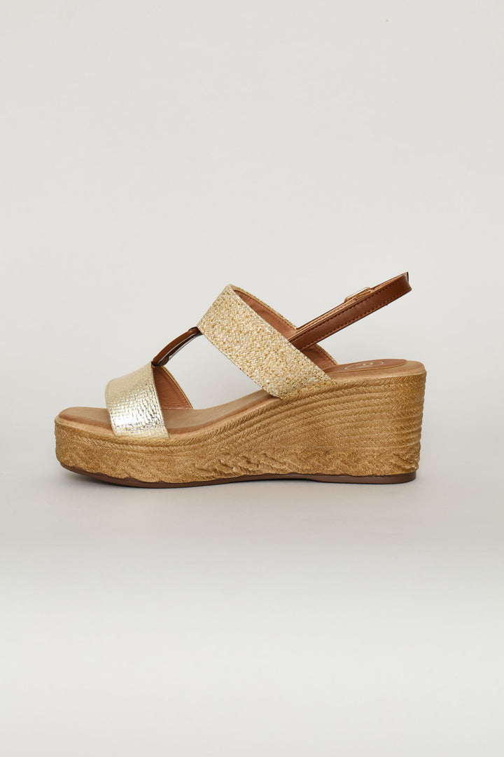 Wedge Heel - Gold