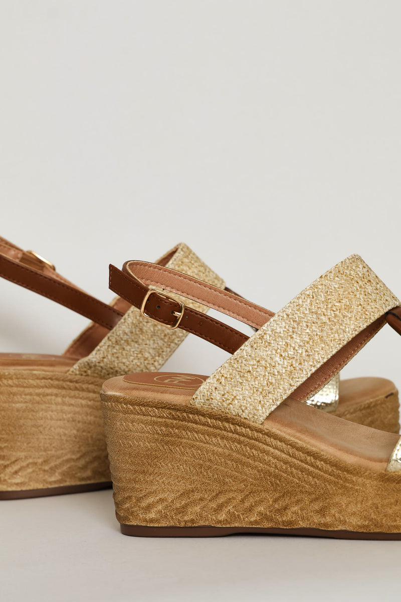 Wedge Heel - Gold