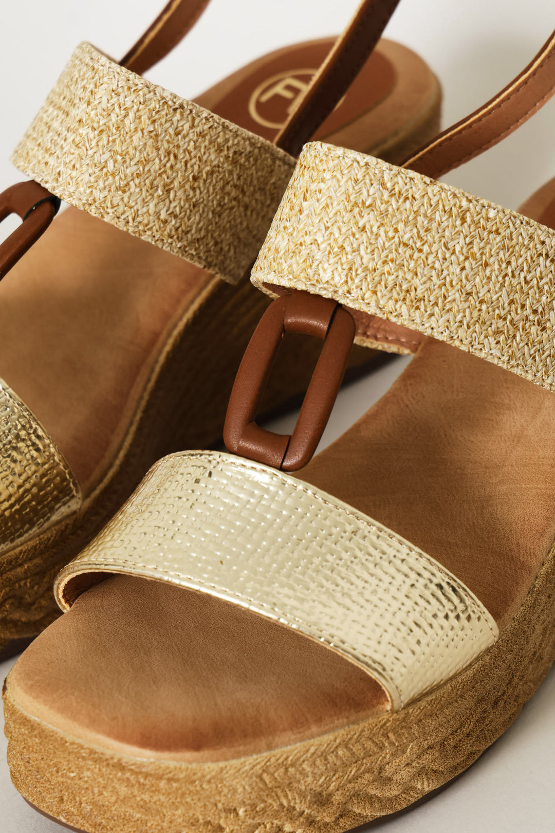 Wedge Heel - Gold
