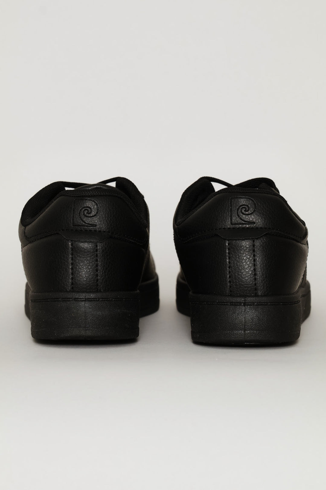 Basic Mono Lace Up Sneaker - Black