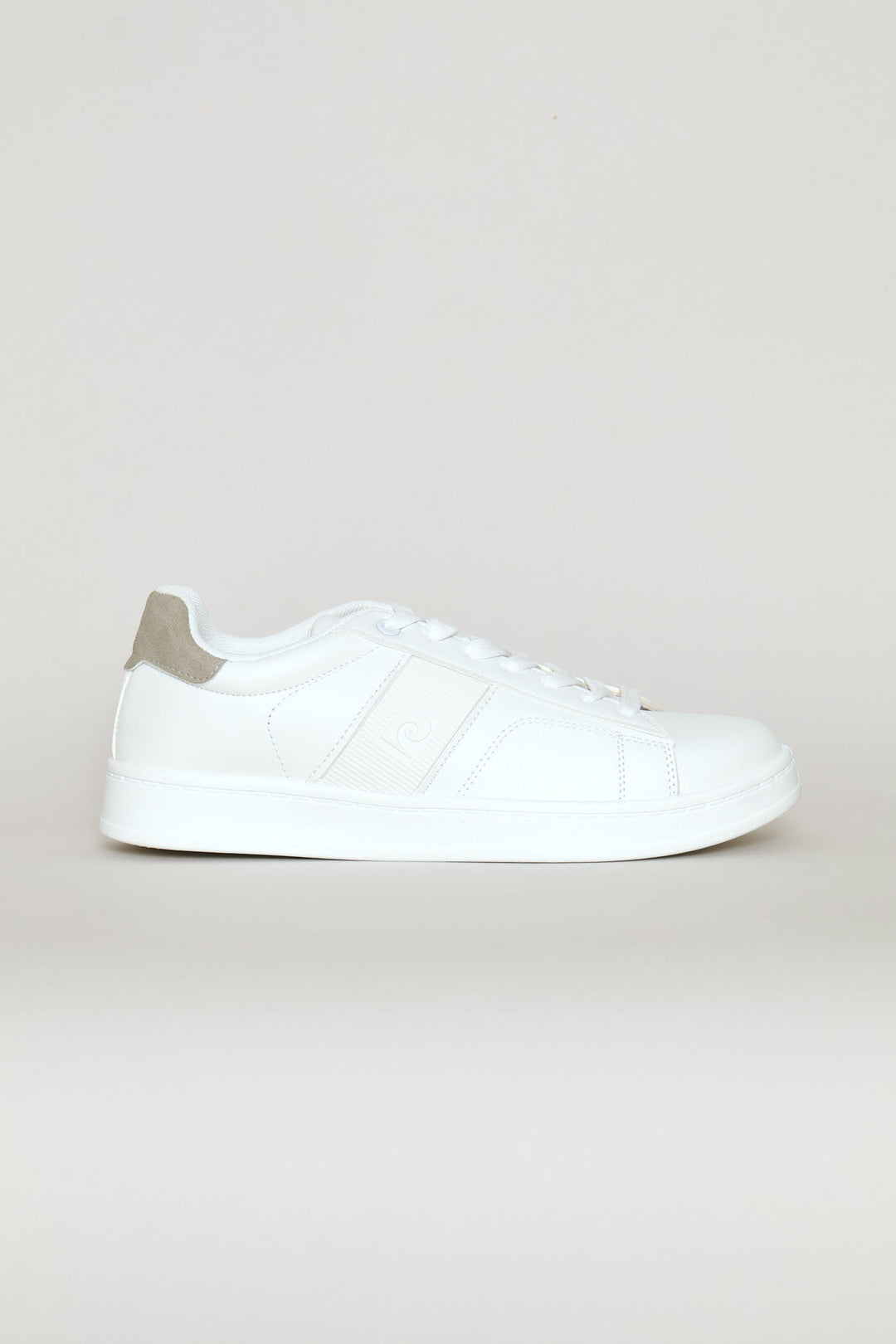 Basic Mono Lace Up Sneaker - White