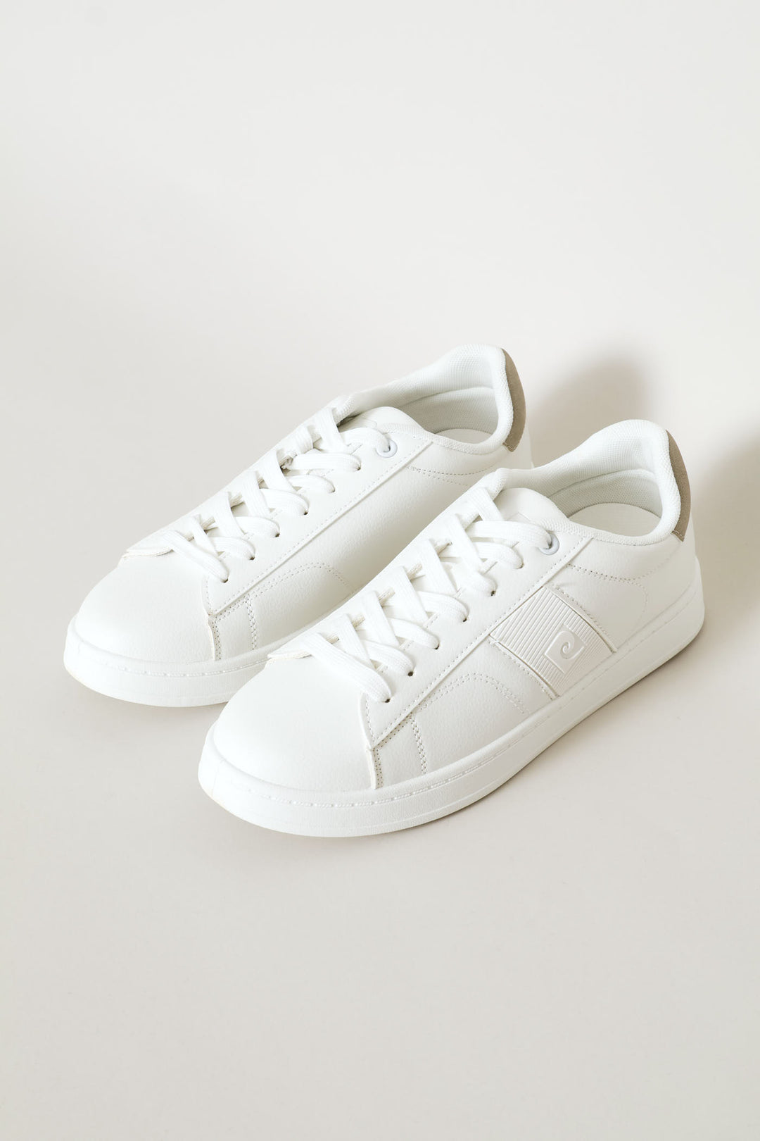 Basic Mono Lace Up Sneaker - White
